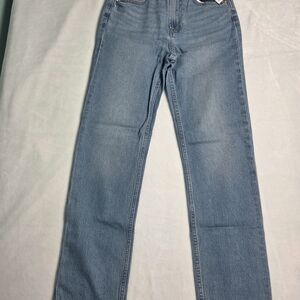 GAP Women's Straight Leg Jeans in Light Blue